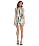 Платье Norma Kamali Sleeveless Mini Dress, Paint Dots - фото