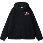 Свитшот-куртка ранней осени 2024 unisex GAP, белый - фото 10