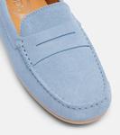 Гоммино замшевые мокасины для вождения Tod's, Windward Blue - фото 5