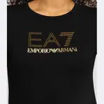 Блузка стандартного кроя Ea7, черный - фото 3