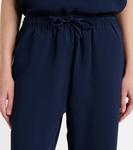 Прямые брюки Aurelia из крепа Asceno, Navy - фото 4