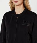 Куртка женская Ea7 легкая с логотипом бренда, черный - фото 4