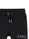 Брюки с кулиской и логотипом Givenchy Kids, черный - фото 3