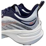 Беговые кроссовки мужские бело-синие Erke, Микрокристаллический Белый/Бристольский Синий - фото 3