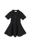 Девчачье платье с пуговицами Rondel в черном цвете Sasha+Z - фото