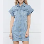 Джинсовое платье Dondup - Made In Italy, синий - фото