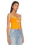 Топ Maddison Lovers And Friends, orange & white - фото 2