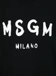 Футболка с логотипом MSGM Kids, черный - фото 3