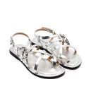 Кожаные сандалии Darrington Michael Kors, серебряный - фото 3