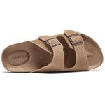 Шлепанцы женские Daphne, хаки - фото 8