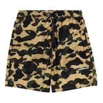 Шорты BAPE 1st Camo Beach Shorts, Yellow - фото