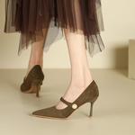 Туфли женские на высоком каблуке Zubumei, черный - фото 9