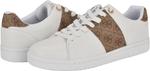 GUESS мужские кроссовки Lowen, White/Brown Logo Multi 140 - фото 6