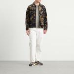 Вельветовая рубашка Rockley shapes Wax London, темно-синий/хаки - фото 4