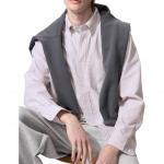 UNIQLO Рубашка Unisex Maroon - фото 3