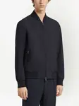 Бомбер на молнии Zegna, синий - фото 3