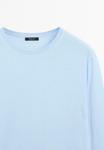 Джемпер Massimo Dutti LONG SLEEVES WITH CREW NECK, Light Blue - фото 10
