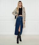 Юбка джинсовая Calvin Klein Jeans с разрезом, синий - фото 2