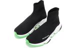 Кроссовки speed sock-like design sneakers black/green Balenciaga, черный - фото 4