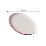 Набор обеденных тарелок jasper, 4 шт. Ritzenhoff, красный - фото 4