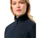 Флис Jack Wolfskin Taunus half zip, синий - фото 4