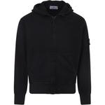 STONE ISLAND Оверсайз худи на молнии, Black - фото
