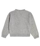 Шерстяной кардиган с кружевом Monnalisa, серый - фото 3