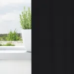 Плотные шторы с кольцами, 2 шт., черные, 140 x 140 см vidaXL - фото 3