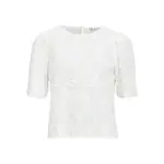 Блузка с коротким рукавом Object Mya, белый - фото 3