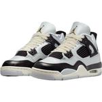 Air 4 GS "Pure Platinum" Jordan, Белый Черный - фото 3