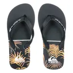 Детские шлепанцы Quiksilver Java Good Palm, черный - фото 3