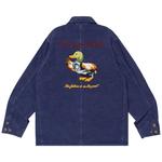 Куртка Human Made Garment Dyed Coverall Jacket Navy, синий - фото 2