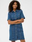 Kaffe Платье-рубашка 'KALena' в синем дениме - фото 4