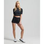 Футболка Superdry Run 3/4 Tight Crop, черный - фото 4