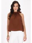 Топ faina, коричневый - фото 3