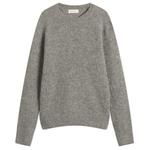 Свитер из шерсти альпаки Dries Van Noten, миди-грей - фото