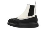 Ботинки-челси женские Alexander Mcqueen, белый / черный - фото