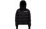 Пуховик женский черный Moncler - фото