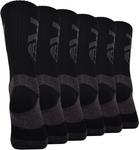 Timberland PRO мужские носки Crew, 6 пар, Black - фото 3