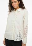 Блуза VILA Button-down blouse, Snow White/White - фото 5