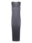 Платье с эффектом плиссе Pleats Please Issey Miyake, серый - фото