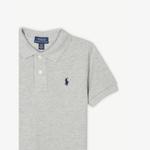 Рубашка-поло узкого кроя из хлопкового пике на заказ для 2–14 лет Polo Ralph Lauren, серый - фото 2