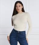 Свитер женский Guess Jeans в рубчик, бежевый - фото 3