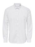 Рубашка Slim Fit на пуговицах Only & Sons ONSSANE, белый - фото