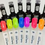 Желтая база для ногтей 2в1 Funky Neon №2, 5г NTN - фото 4