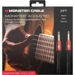 Кабель Monster Cable Prolink Acoustic Pro для аудиоинструментов, 21 фут, черный - фото 2