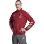 Фанатская куртка Arsenal FC Tiro 23 Adidas, цвет crared - фото 2