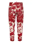 Брюки Dancing Flowers Dsquared2, красный - фото 2