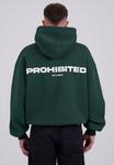Толстовка с капюшоном PROHIBITED, зеленый - фото 2