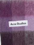 Acne Studios шарф в клетку, фиолетовый - фото 2